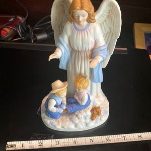Denim Days figurine, Guardian Angel, large in perfect condition